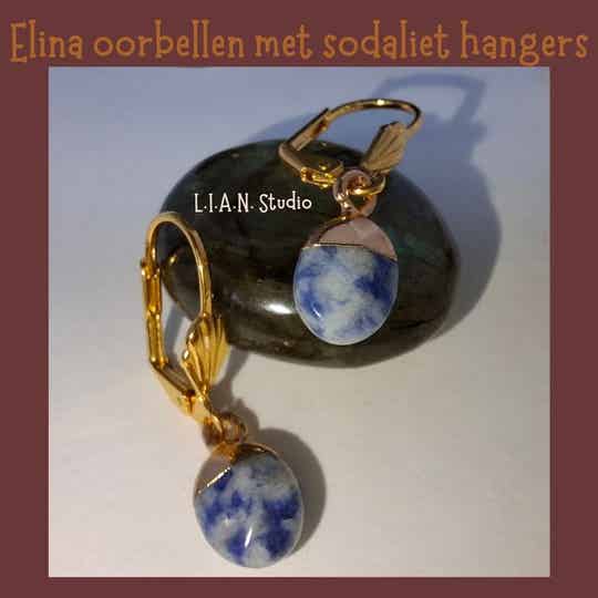 Elina Sodaliet bedel oorbellen