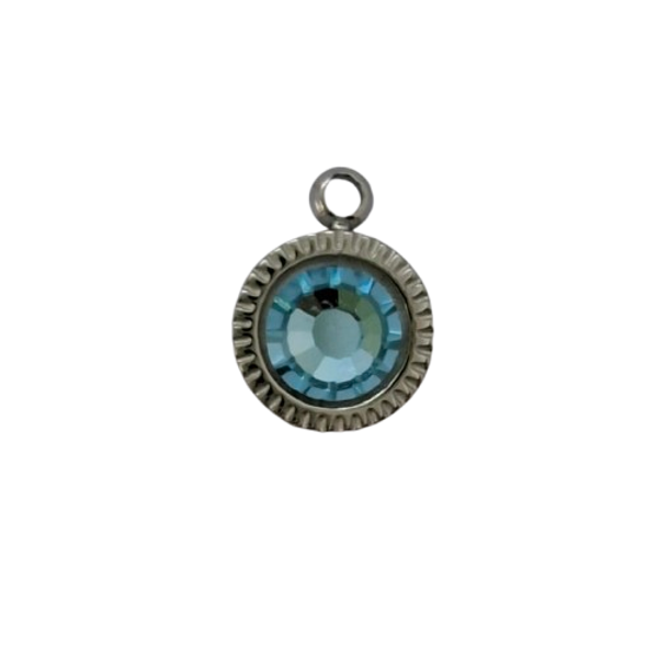 Hanger geboortesteen maart klassiek