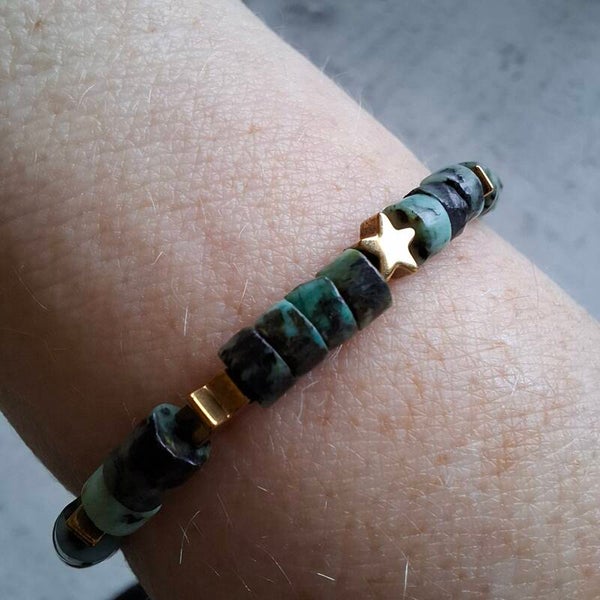 Connected Cocoon Misty armband Turquoise