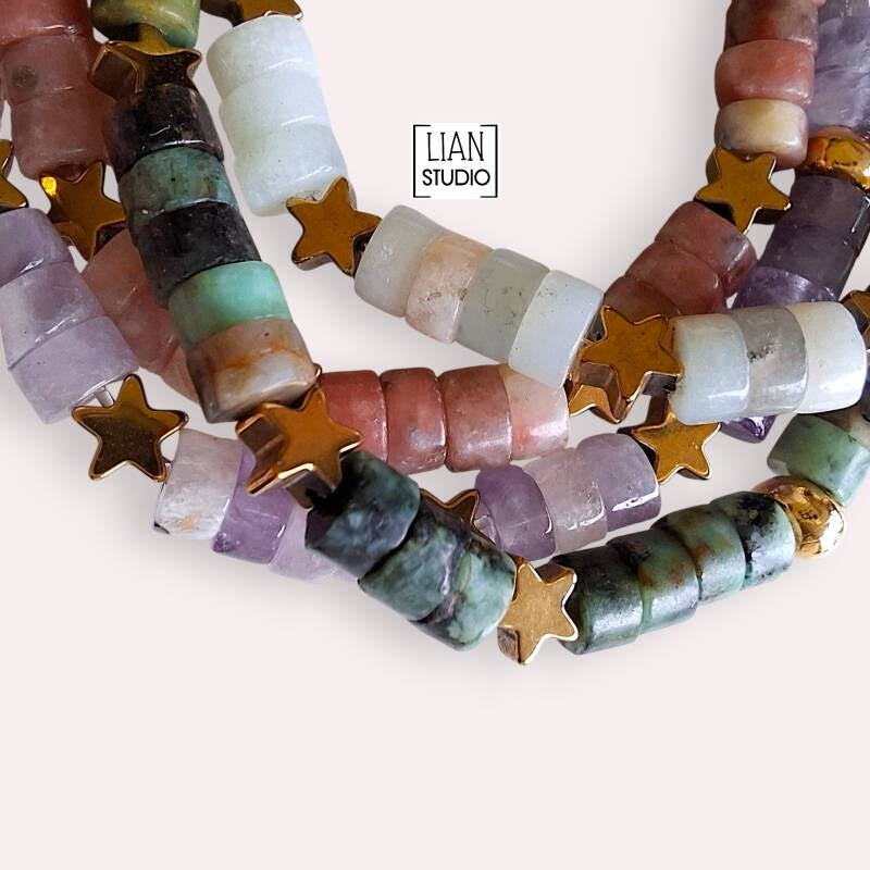 Selflove Sanity marmer armbandje met kraaltjes, een cadeautje voor jezelf!