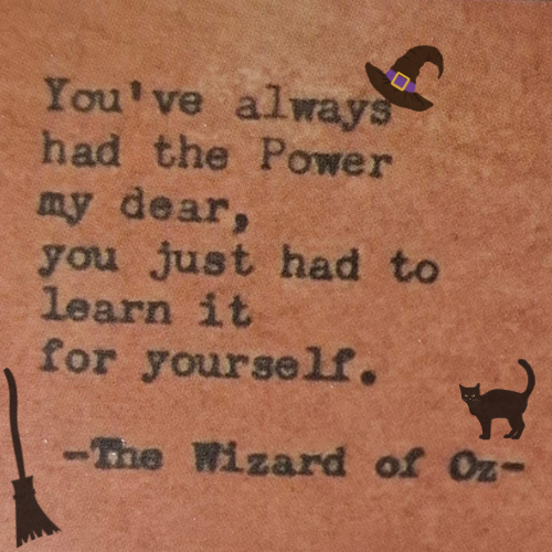 Power quote Wiz of Oz