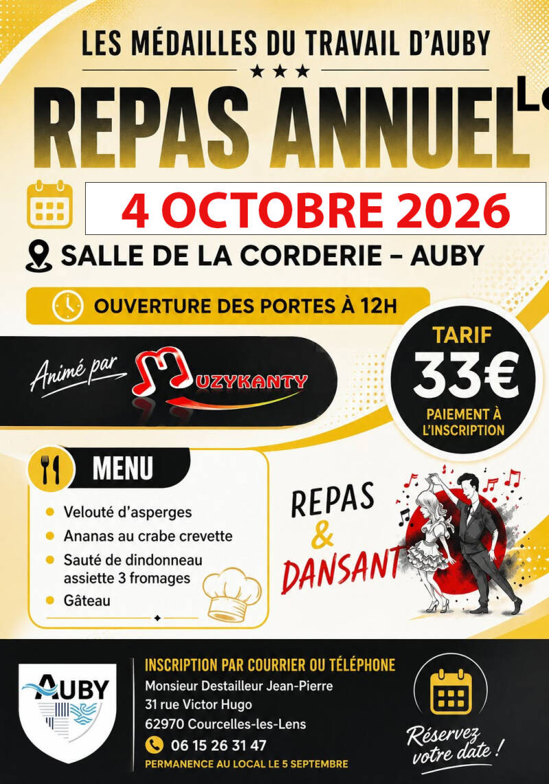 ATTENTION CHANGEMENT DE DATE !!