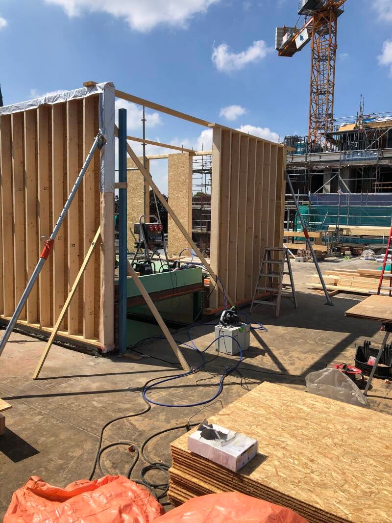 houtskelet dakopbouw