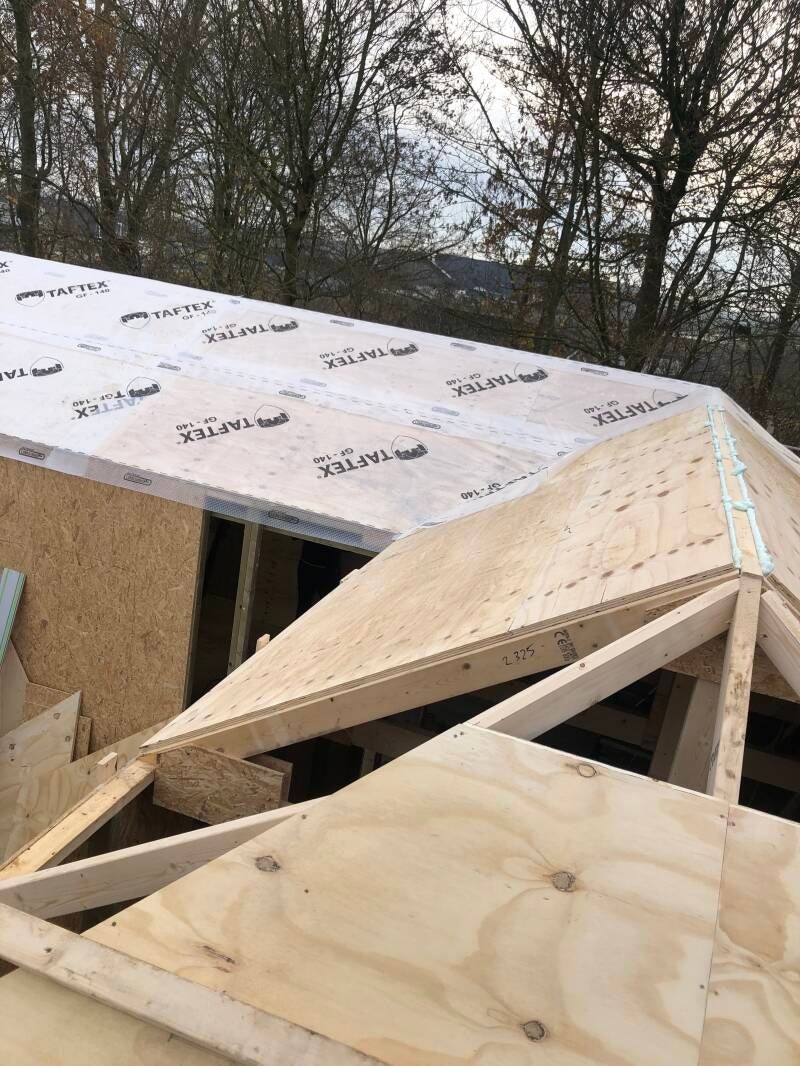 chalet bouwen houtskelet