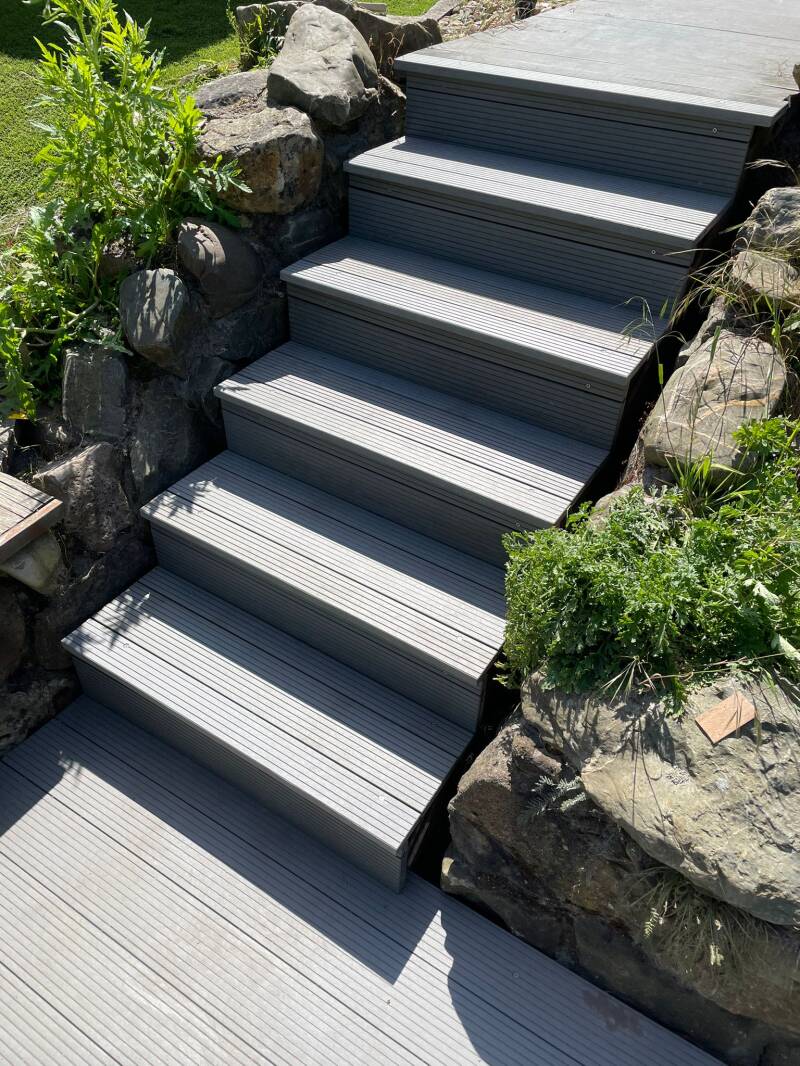 zelfbouw composiet trap tbv vlonder