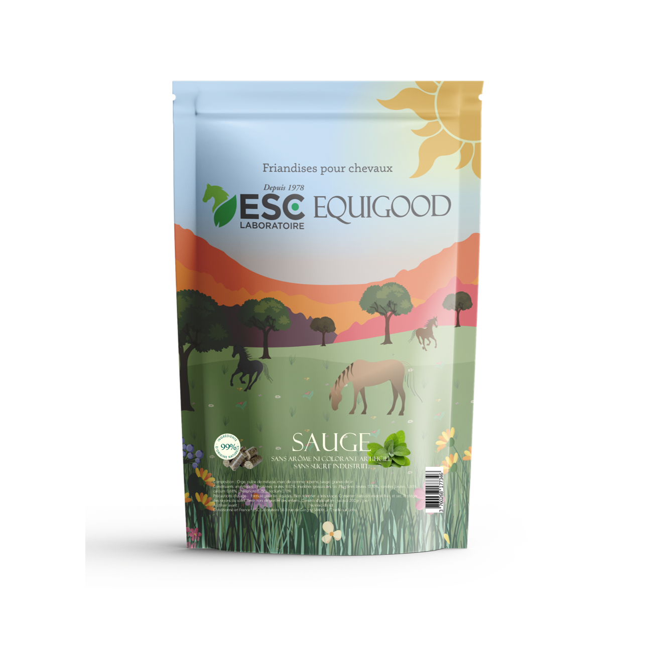 EQUIGOOD SAUGE – Friandises pour chevaux