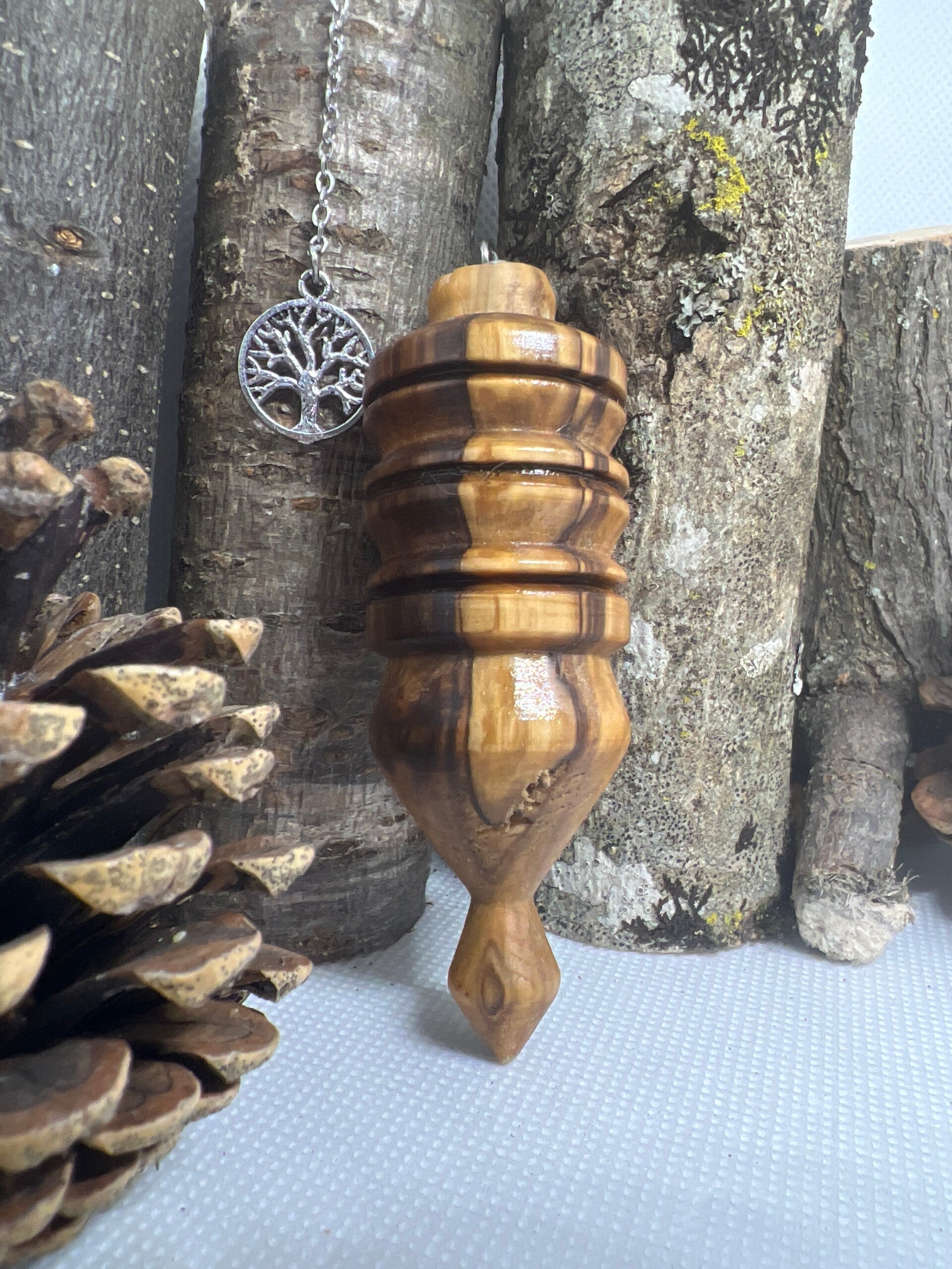 Pendule en bois de buis