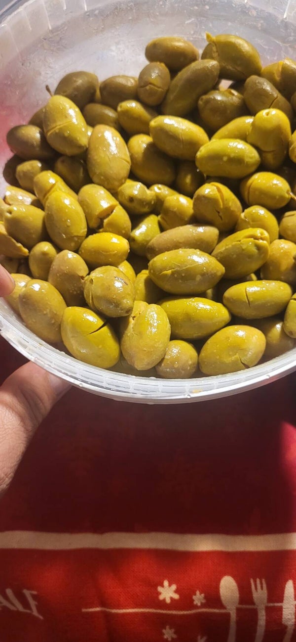 olives vertes siciliennes (250 g) dans l'huile