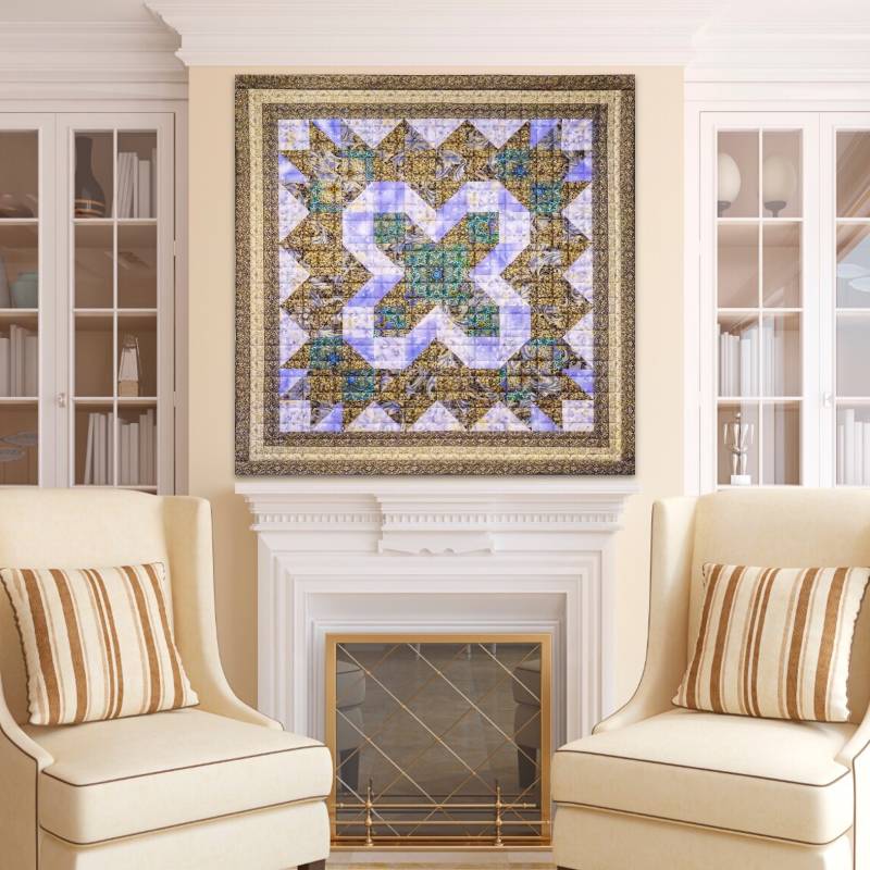 Fauteuils met quilt.