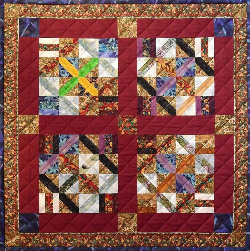 Muurquilt Q19: Quilt Quartet.
