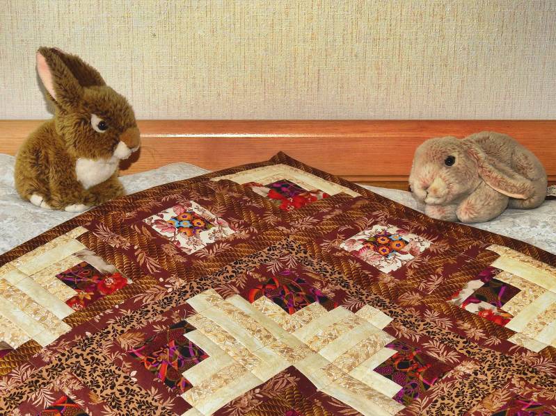 Nico's Quilt in het slaapkamer interieur