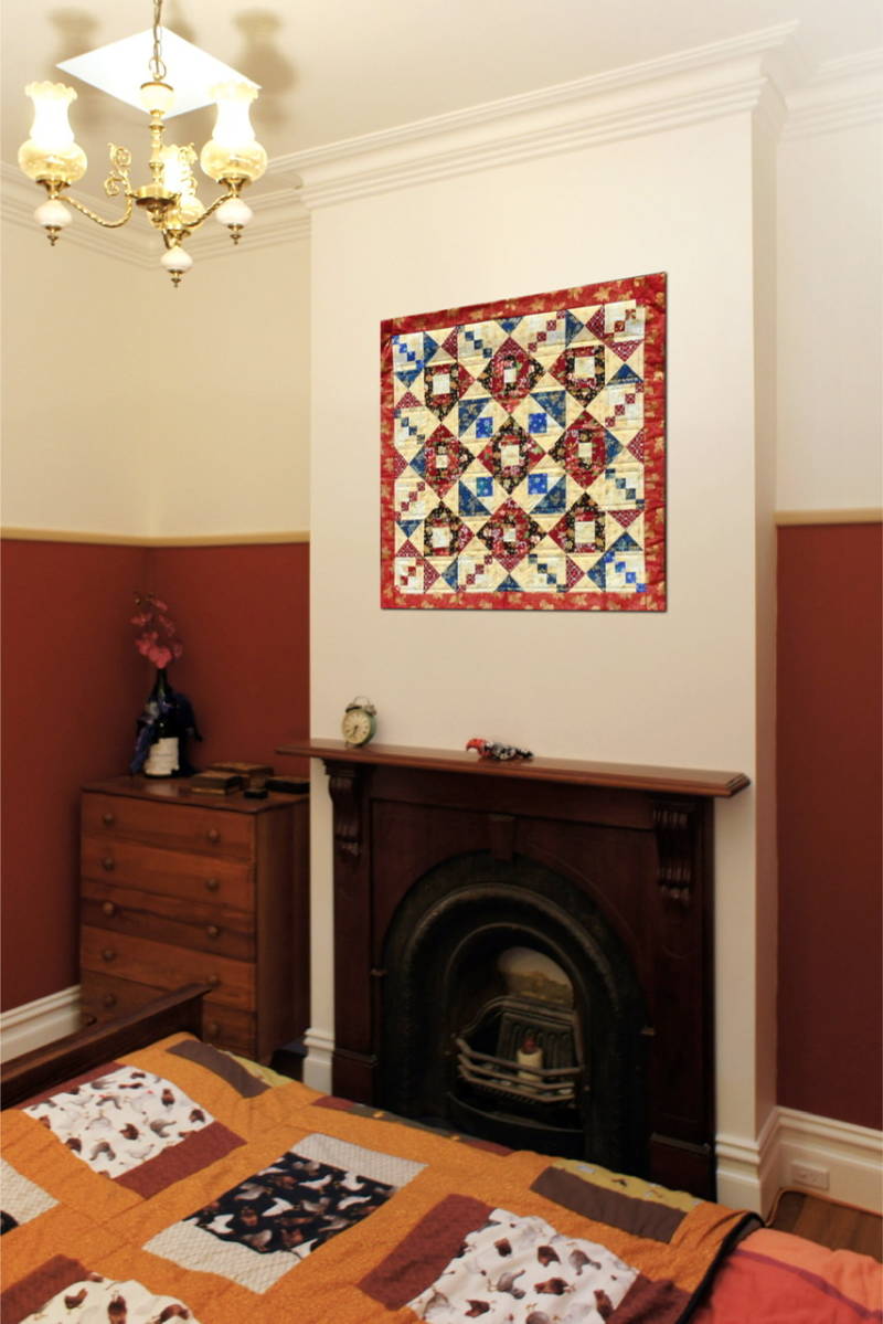 Quilt aan de muur. Q11  Xmas-2017.