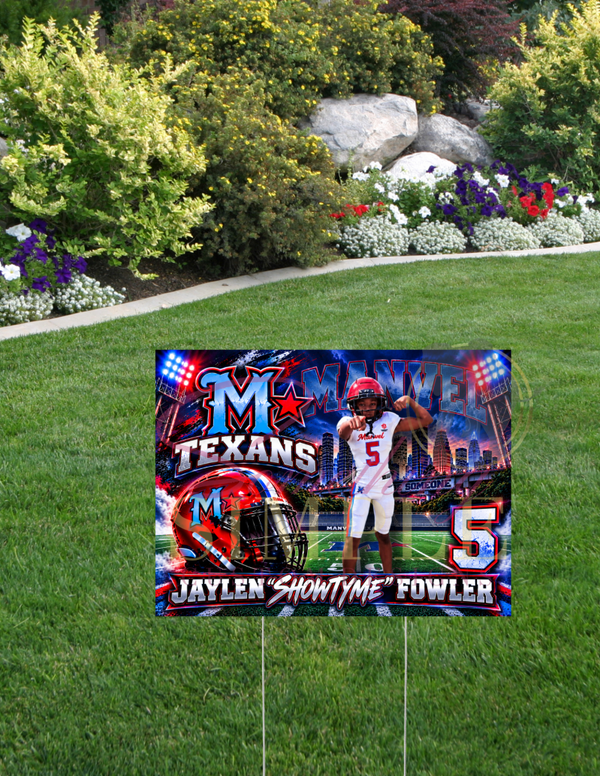 Manvel yard sign