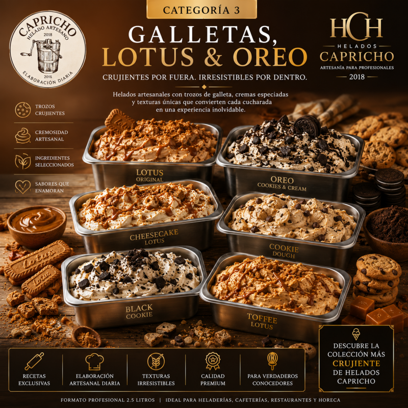 GALLETAS, LOTUS & OREO