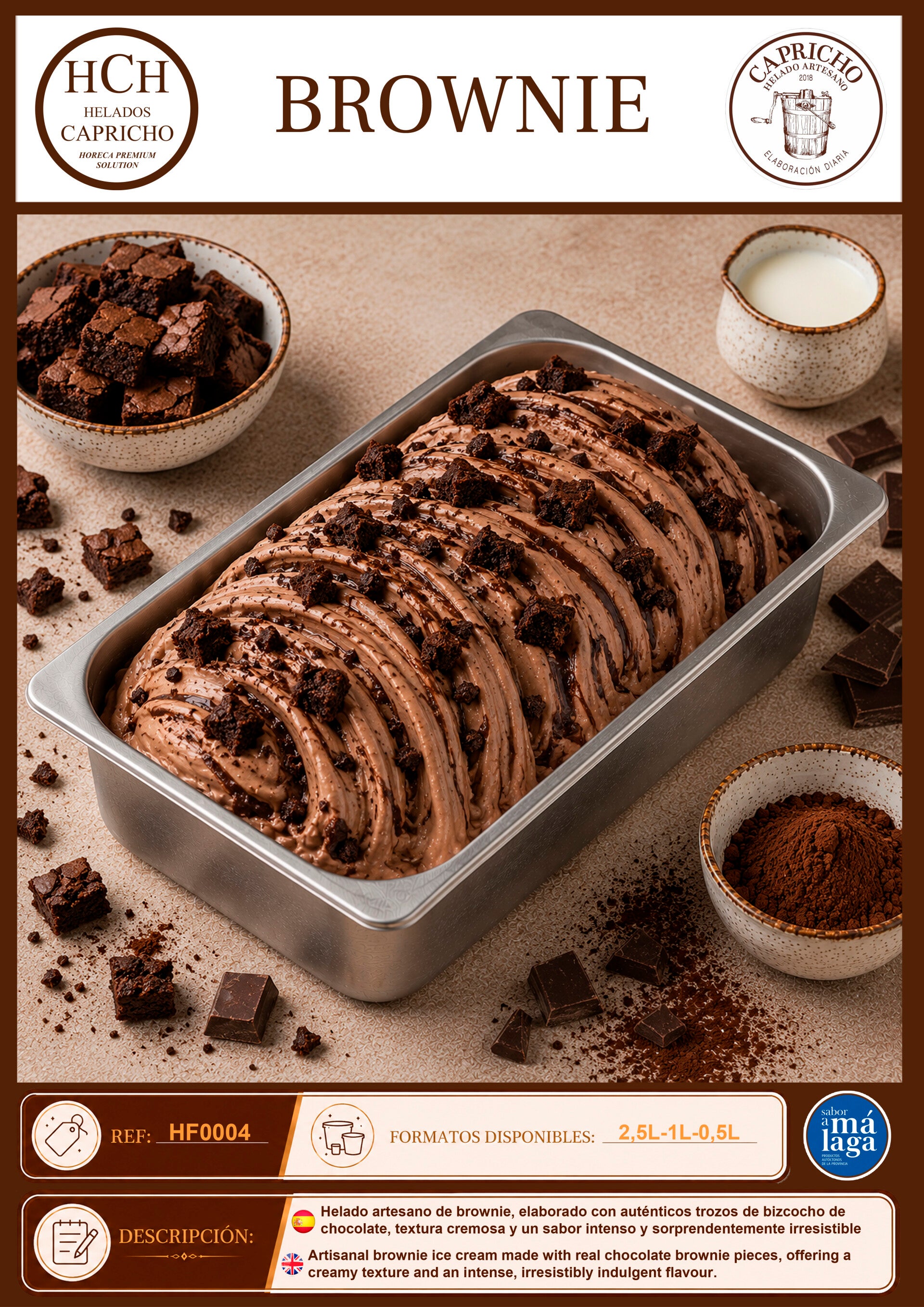 BROWNIE CON CHOCOLATE - HF0004