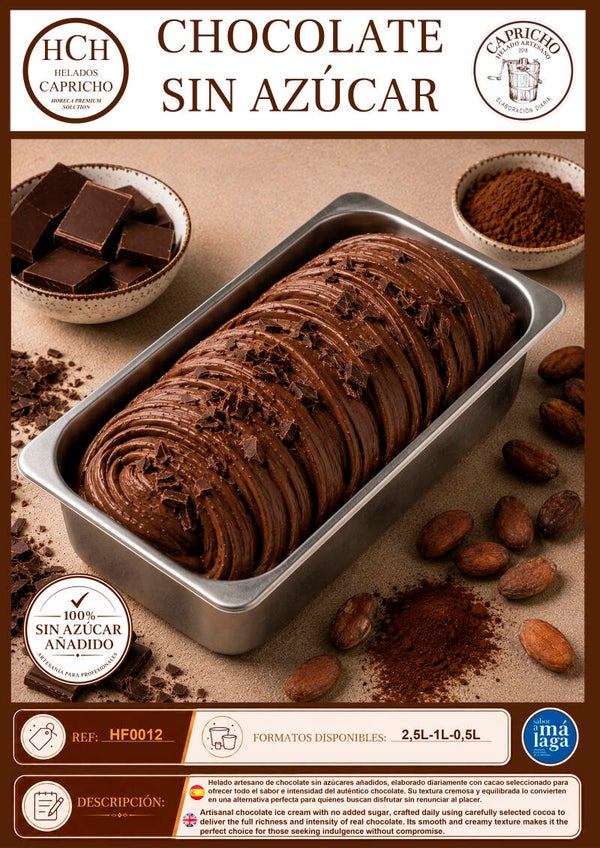 CHOCOLATE SIN AZÚCAR - HF0012