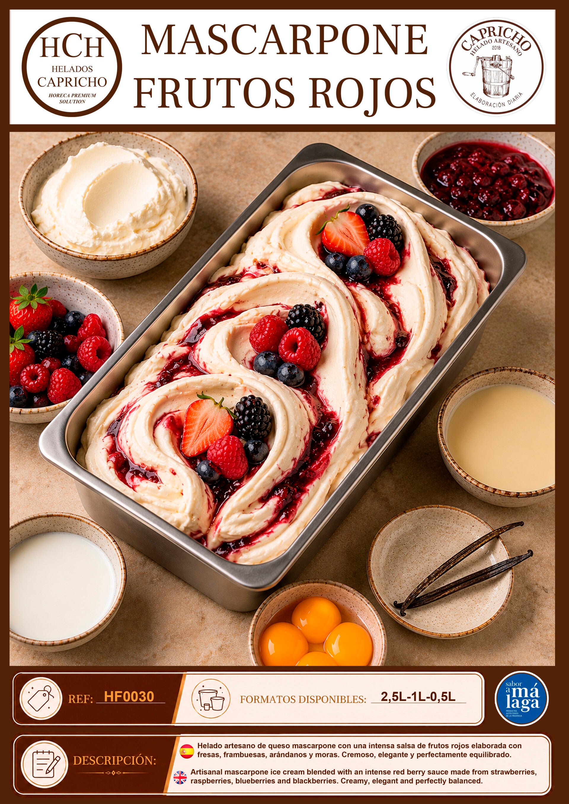 MASCARPONE FRUTOS ROJOS - HF0030