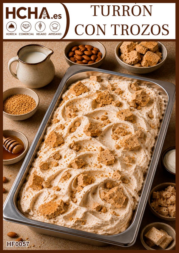 TURRÓN DE JIJONA CON TROZOS - HF0057