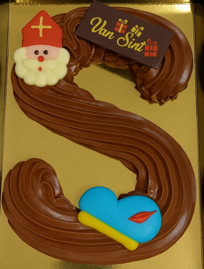 Luxe chocoladeletter S (200 gram) , MELK - Romig en klassiek, een favoriet voor jong en oud.