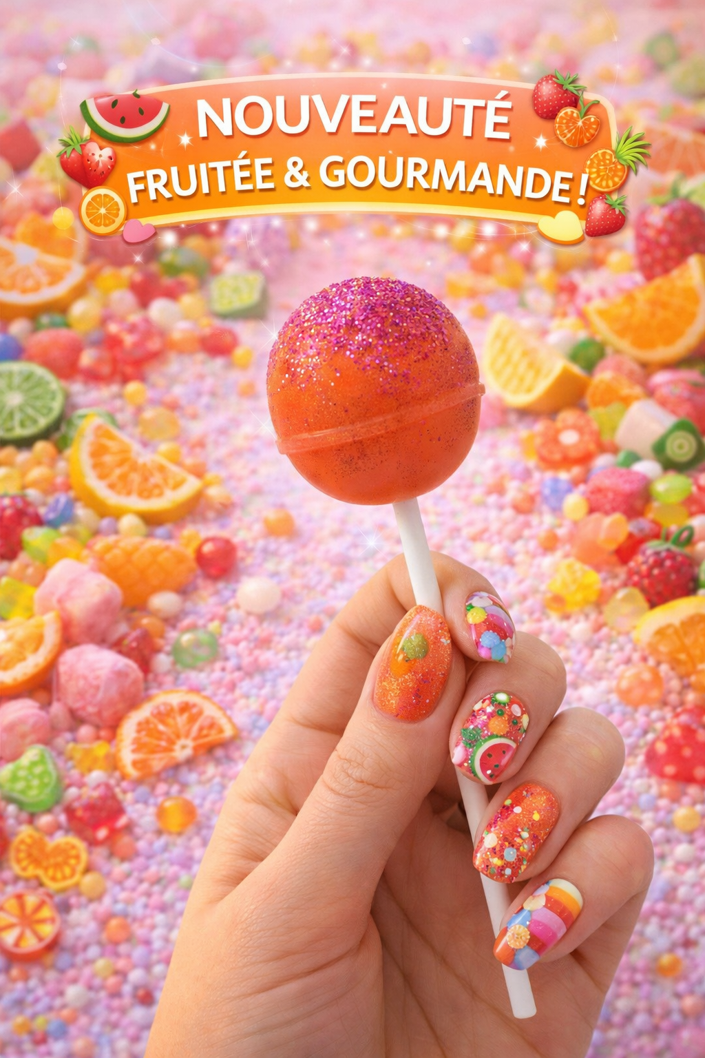 🍬 Sucette Parfumée Tutti Frutti