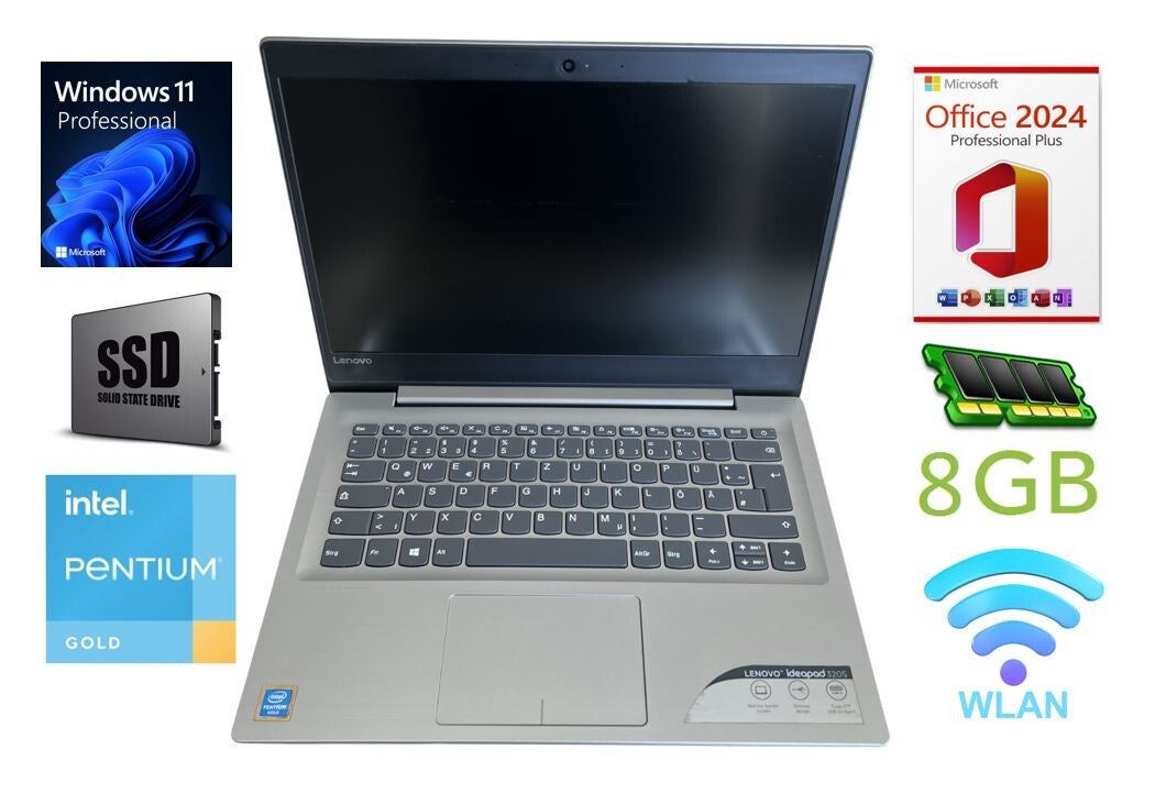 26-41 Laptop Notebook | 2,3 GHz | 8 GB RAM | 128 GB SSD | Win 11 Pro | Office 24 PRO