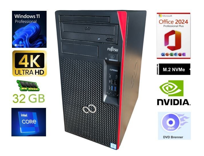 25-113/130 Office-PC | 6x 4,3 GHz | bis 32 GB RAM | bis 4 TB SSD | Win 11 Pro | Office 24 Pro