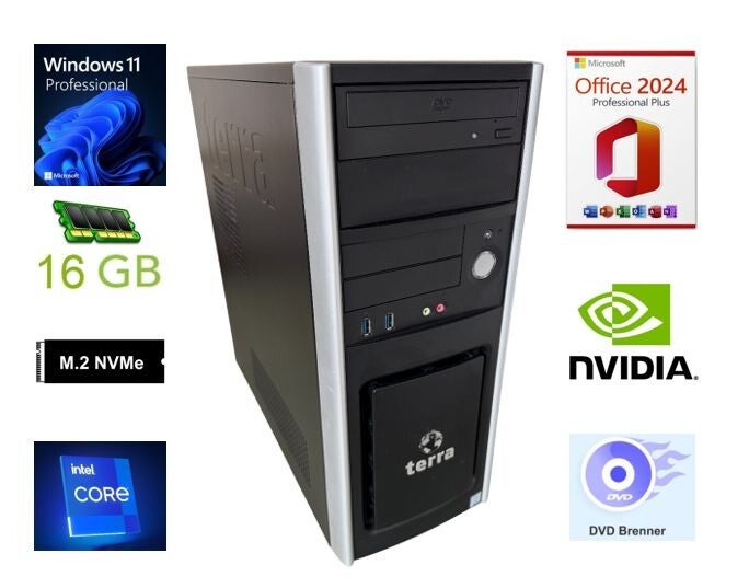 26-57  Office-PC | 4,2 GHz | bis 16 GB RAM | bis 6 TB | SSD | Win 11 Pro | Office 2024