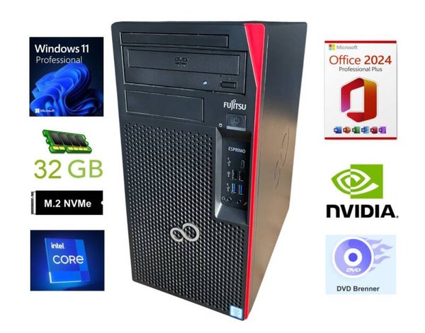 25-113/130 Office-PC | 6x 4,3 GHz | bis 32 GB RAM | bis 4 TB SSD | Win 11 Pro | Office 24 Pro