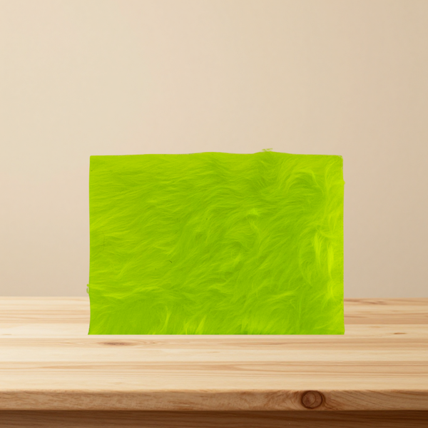 Kaartje extra: geel fluffy