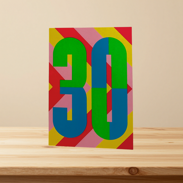 Verjaardagskaartje: 30 (2)