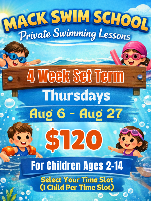 Thursdays - August 6 - August 27 - Set Term - 4 Weeks