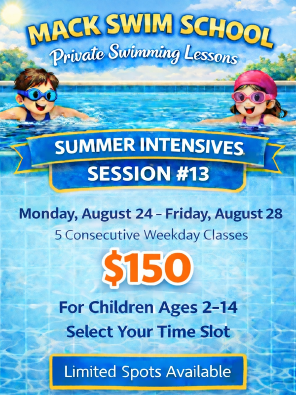 Session 13 - August 24 - August 28 - Weekdays Only - 5 Classes