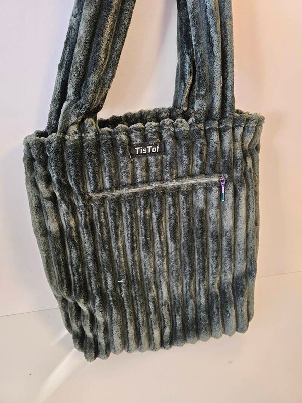 small shopper van corduroy met bovenrits