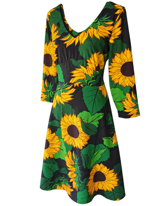 Zonnenbloemen jurk