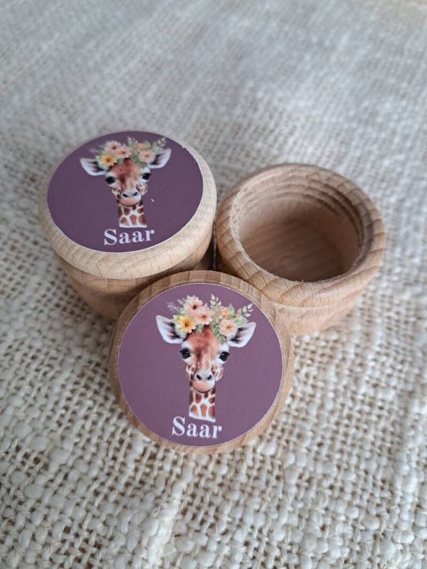 Bewaardoosjes - Giraf (set van 2)