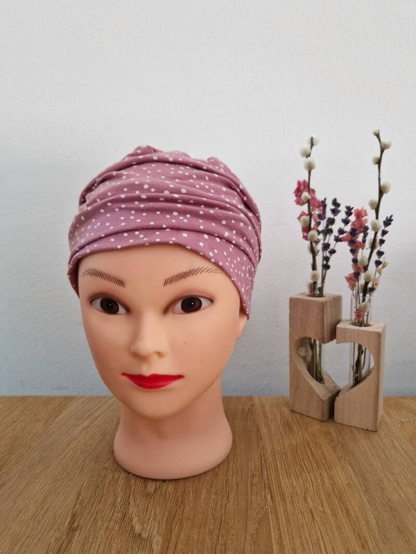Plooimutsje roze