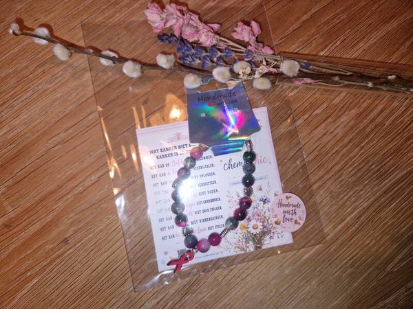 Armband roze-pink ribbon 4