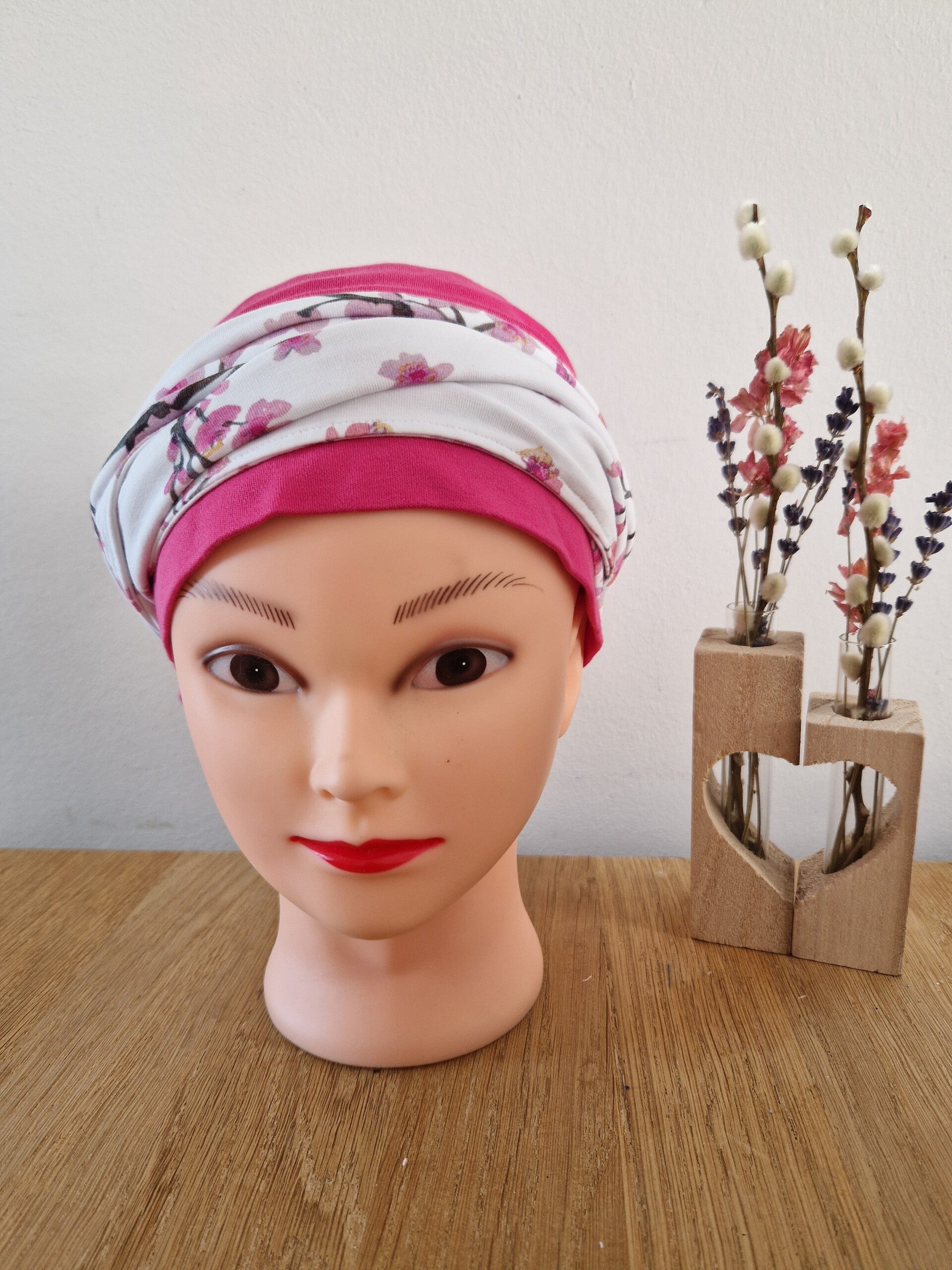 Set fuchsia kersenbloesem
