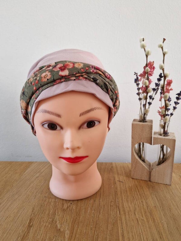Set oud roze-groen