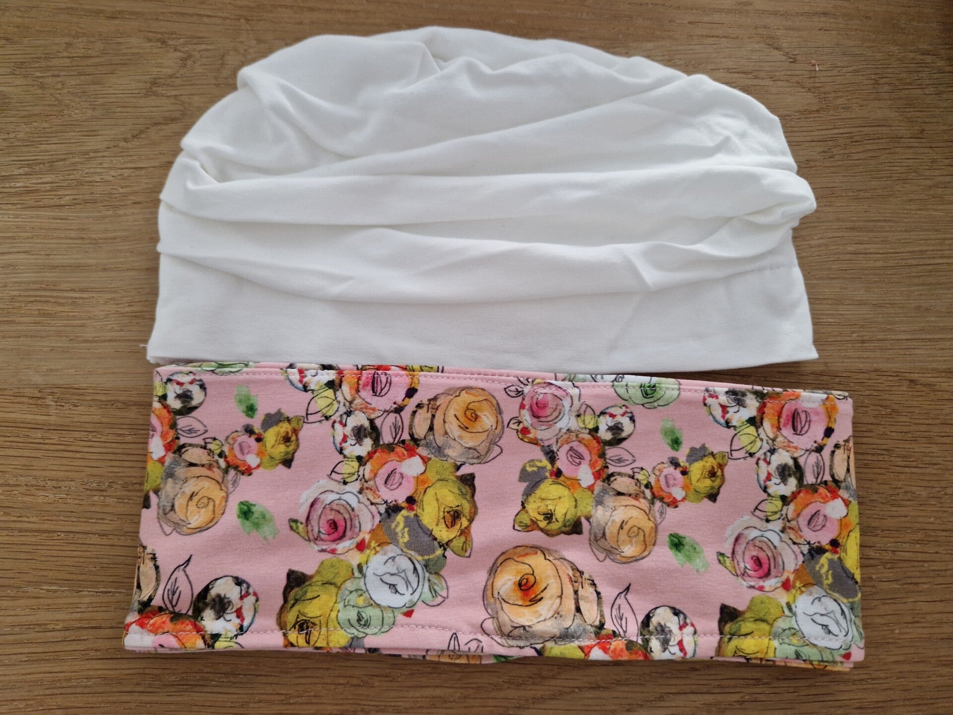 Set crème-roze