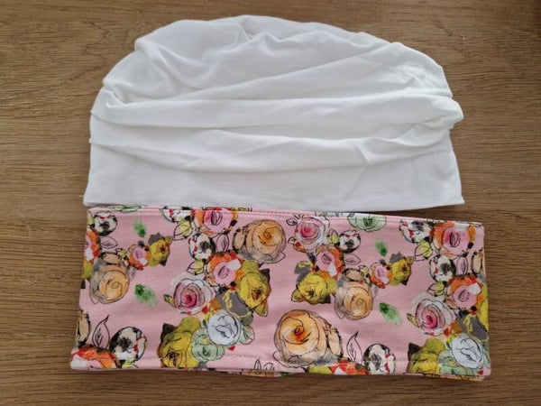 Set crème-roze