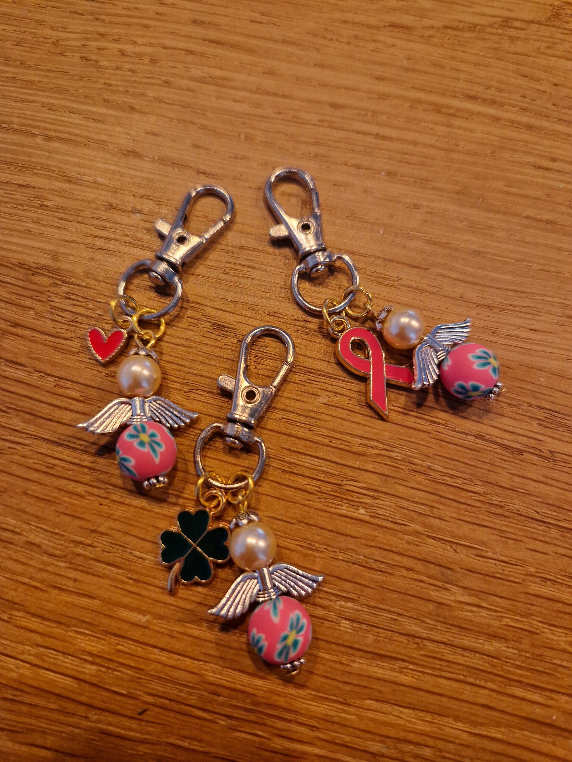 Geluksengeltje roze