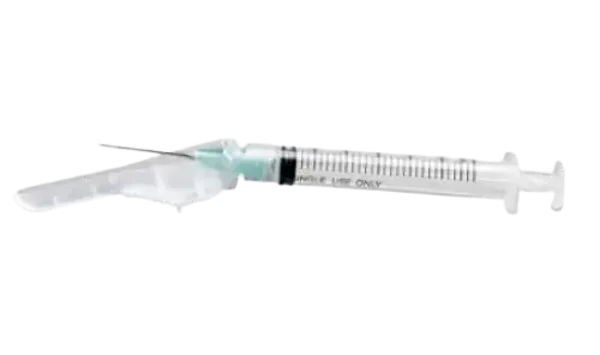McKesson Prevent Syringe with Hinged Safety Needle Box/100