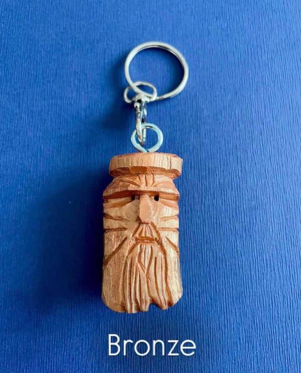 Wood Spirit key ring