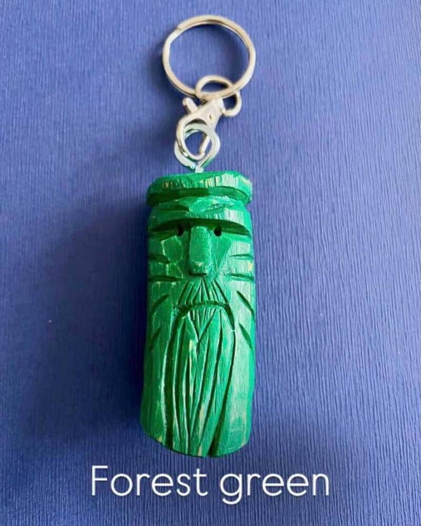 Wood Spirit key ring