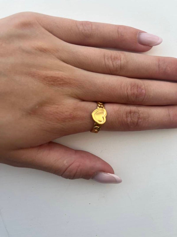 THICK HEART RING