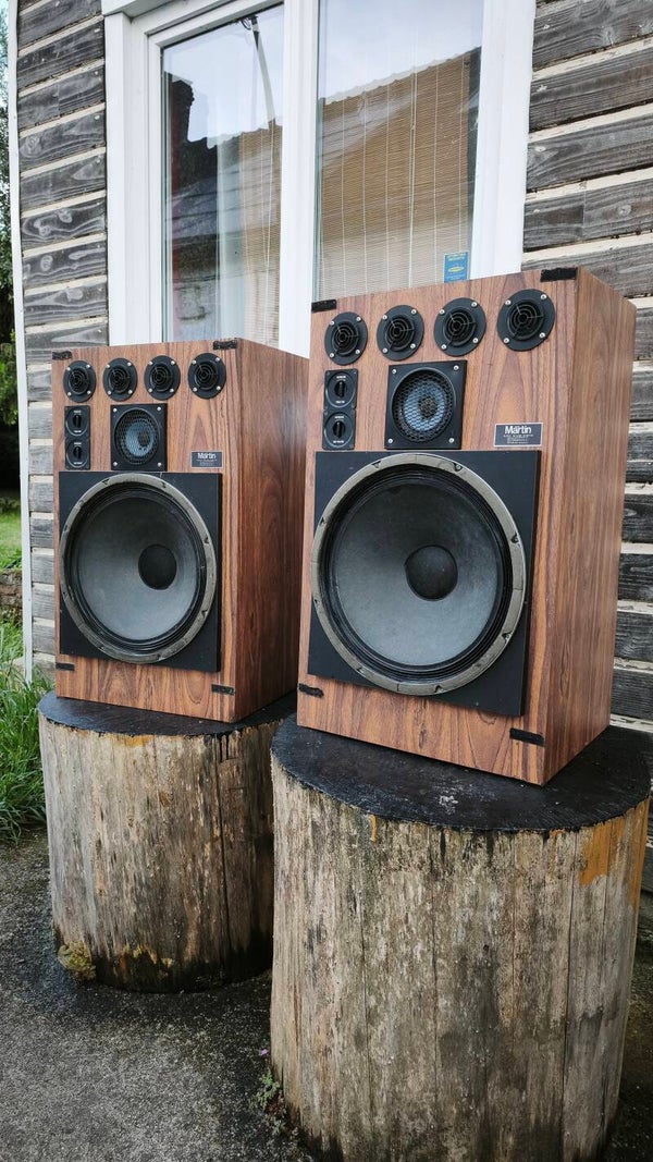 Rarissimes Enceintes Martin Gamma 1500S Entièrement Restaurées