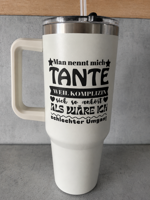 Edelstahlbecher mit Wunschgravur