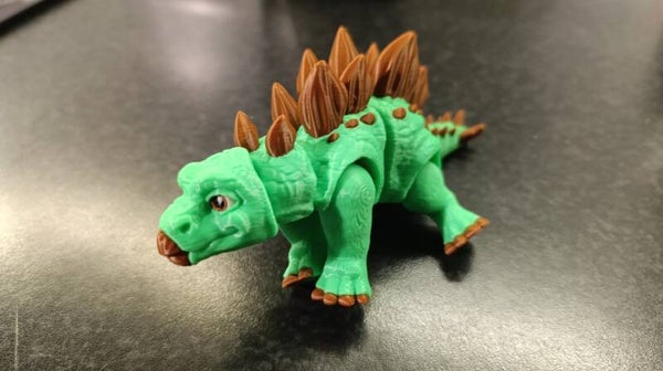 Dinosaur Figure - Green Stegosaurus