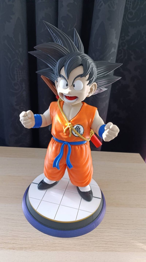 Exclusive 3D Printed Goku Kid Statue – Dragon Ball Inspired Fanart, 39 cm
